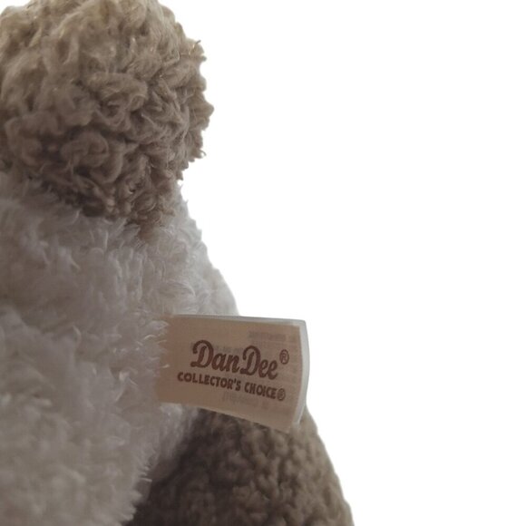 Dan Dee Valentine’s Day Panda Bear Plush Brown White Red Bow Stuffed Animal 10” - Picture 6 of 7